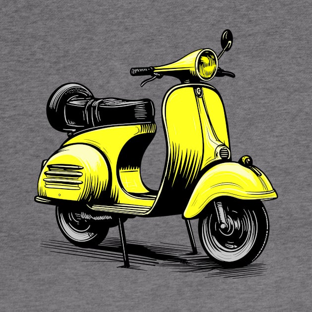 Scooter (yellow) by Stupiditee